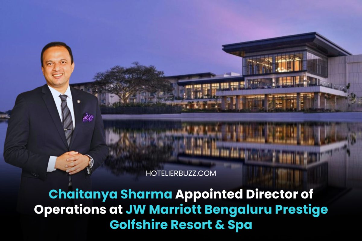 Chaitanya Sharma Appointed Director of Operations at JW Marriott ...