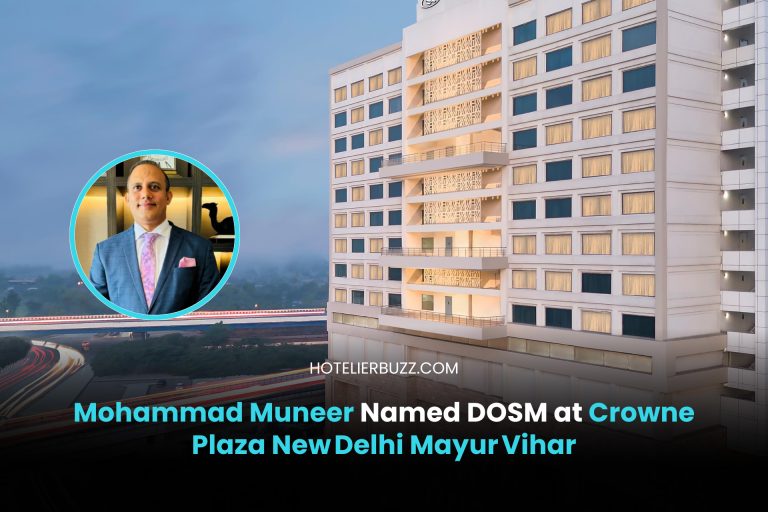 Mohammad Muneer Named DOSM at Crowne Plaza New Delhi Mayur Vihar