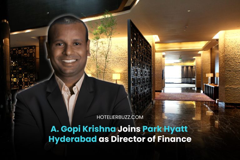 A. Gopi Krishna Joins Park Hyatt Hyderabad as Director of Finance