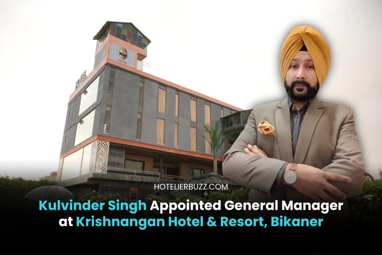 Kulvinder Singh Appointed General Manager at Krishnangan Hotel & Resort, Bikaner