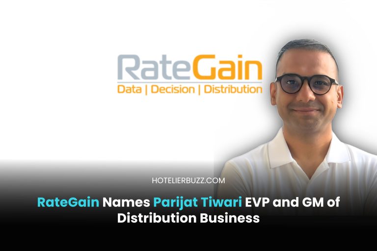 RateGain Names Parijat Tiwari EVP and GM of Distribution Business RateGain Names Parijat Tiwari EVP and GM of Distribution Business