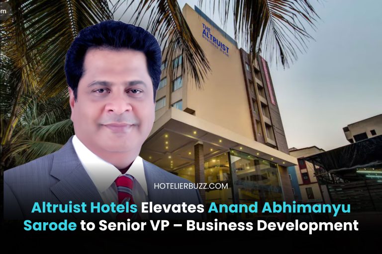 Altruist Hotels Elevates Anand Abhimanyu Sarode to Senior Vice President – Business Development