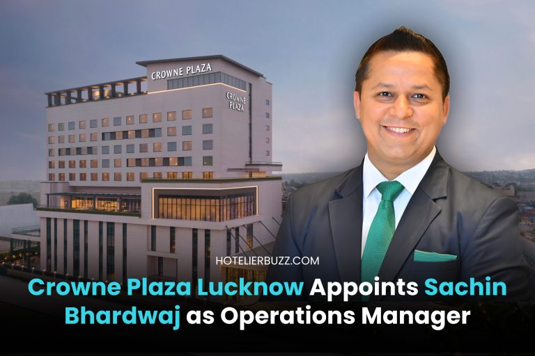 Crowne Plaza Lucknow Appoints Sachin Bhardwaj as Operations Manager