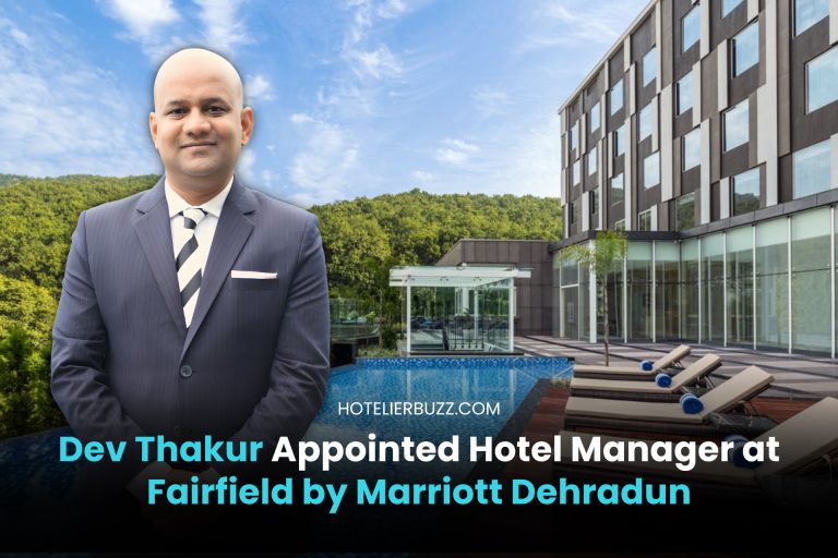 Dev Thakur Appointed Hotel Manager at Fairfield by Marriott Dehradun