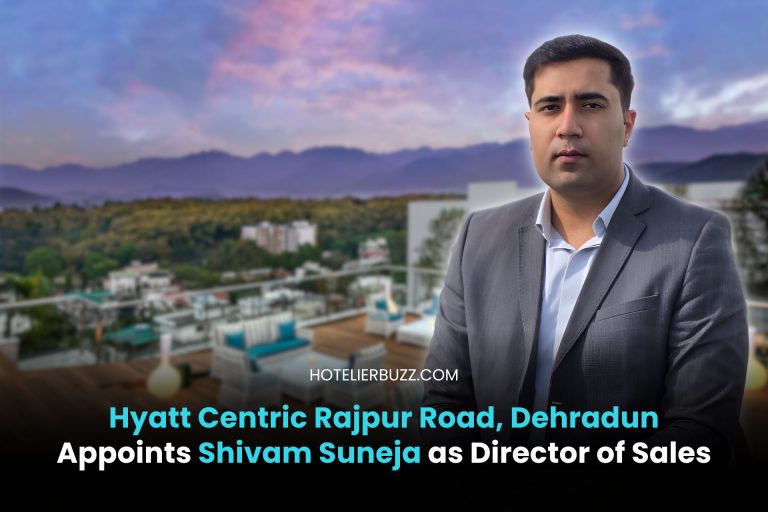Hyatt Centric Rajpur Road, Dehradun Appoints Shivam Suneja as Director ...