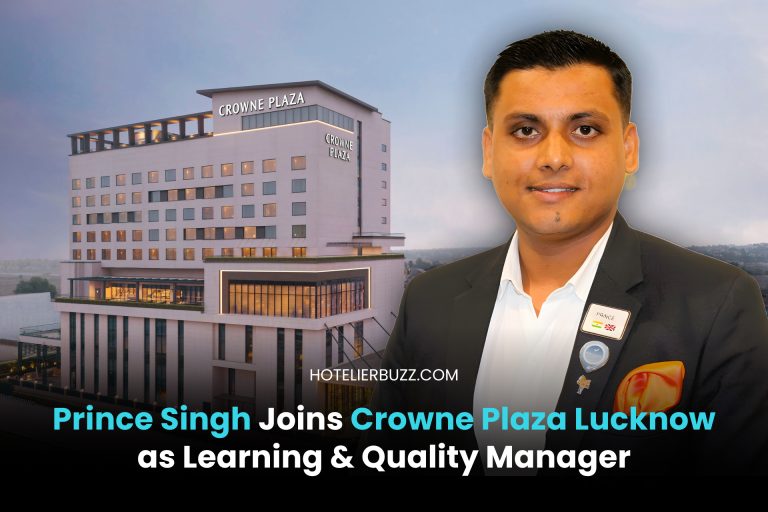 Prince Singh Joins Crowne Plaza Lucknow as Learning & Quality Manager