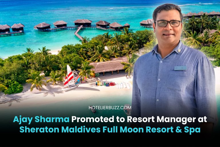 Ajay Sharma Promoted to Resort Manager at Sheraton Maldives Full Moon Resort & Spa Ajay Sharma Promoted to Resort Manager at Sheraton Maldives Full Moon Resort & Spa