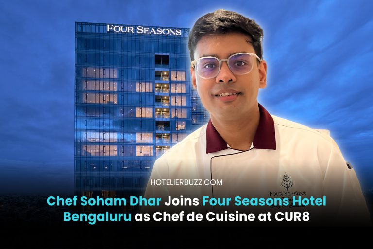 Chef Soham Dhar Joins Four Seasons Hotel Bengaluru as Chef de Cuisine at CUR8