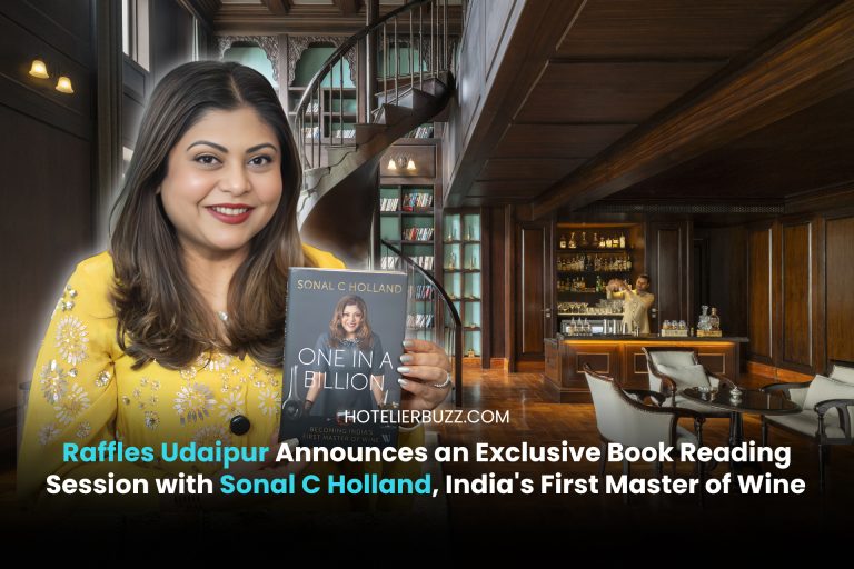 Raffles Udaipur Announces an Exclusive Book Reading Session with Sonal C Holland, India's First Master of Wine