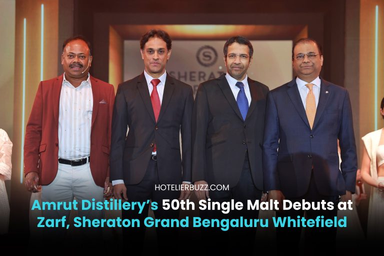 Amrut Distillery’s 50th Single Malt Debuts at Zarf, Sheraton Grand Bengaluru Whitefield