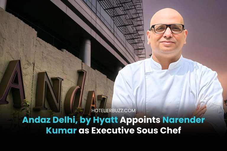 Andaz Delhi, by Hyatt Appoints Narender Kumar as Executive Sous Chef