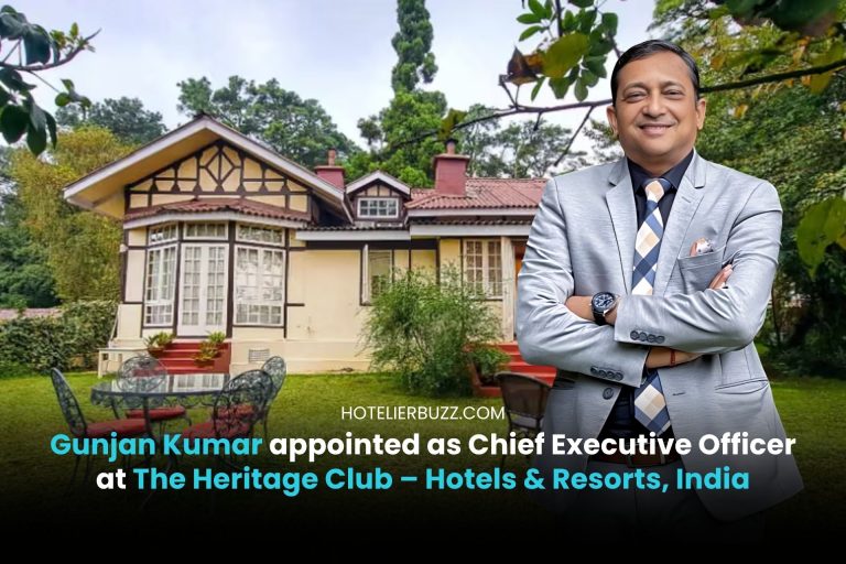 Gunjan Kumar appointed as CEO at The Heritage Club – Hotels & Resorts ...