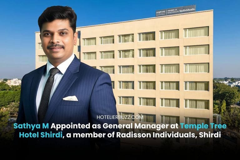 Sathya M Appointed as General Manager at Temple Tree Hotel Shirdi, a ...