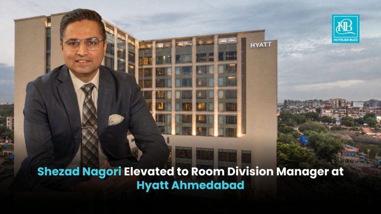 Shezad Nagori Elevated to Room Division Manager at Hyatt Ahmedabad