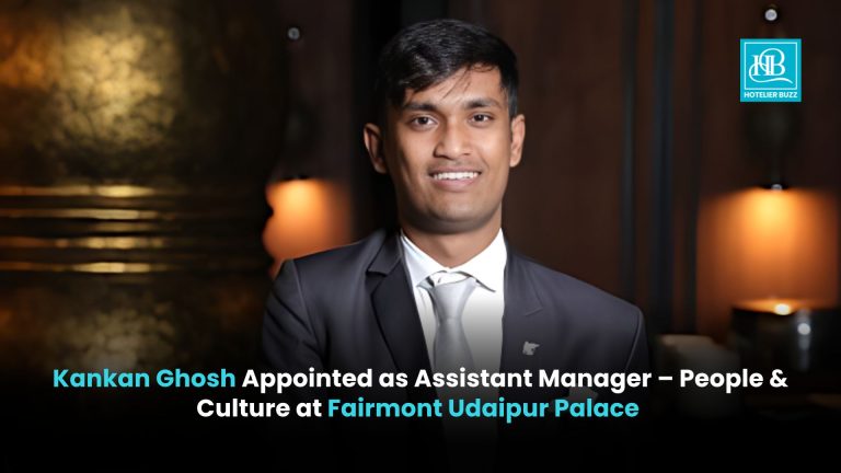 Kankan Ghosh Appointed as Assistant Manager – People & Culture at Fairmont Udaipur Palace