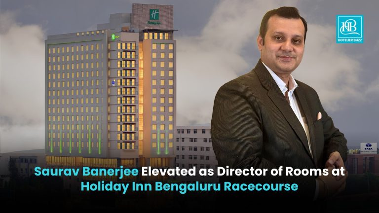Saurav Banerjee Elevated as Director of Rooms at Holiday Inn Bengaluru Racecourse