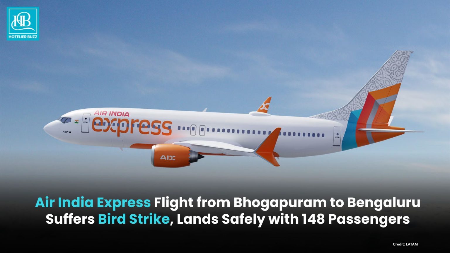 Air India Express Flight Suffers Bird Strike, Lands Safely in Bengaluru