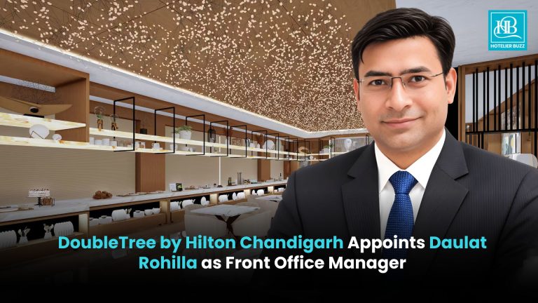 DoubleTree by Hilton Chandigarh Appoints Daulat Rohilla as Front Office Manager
