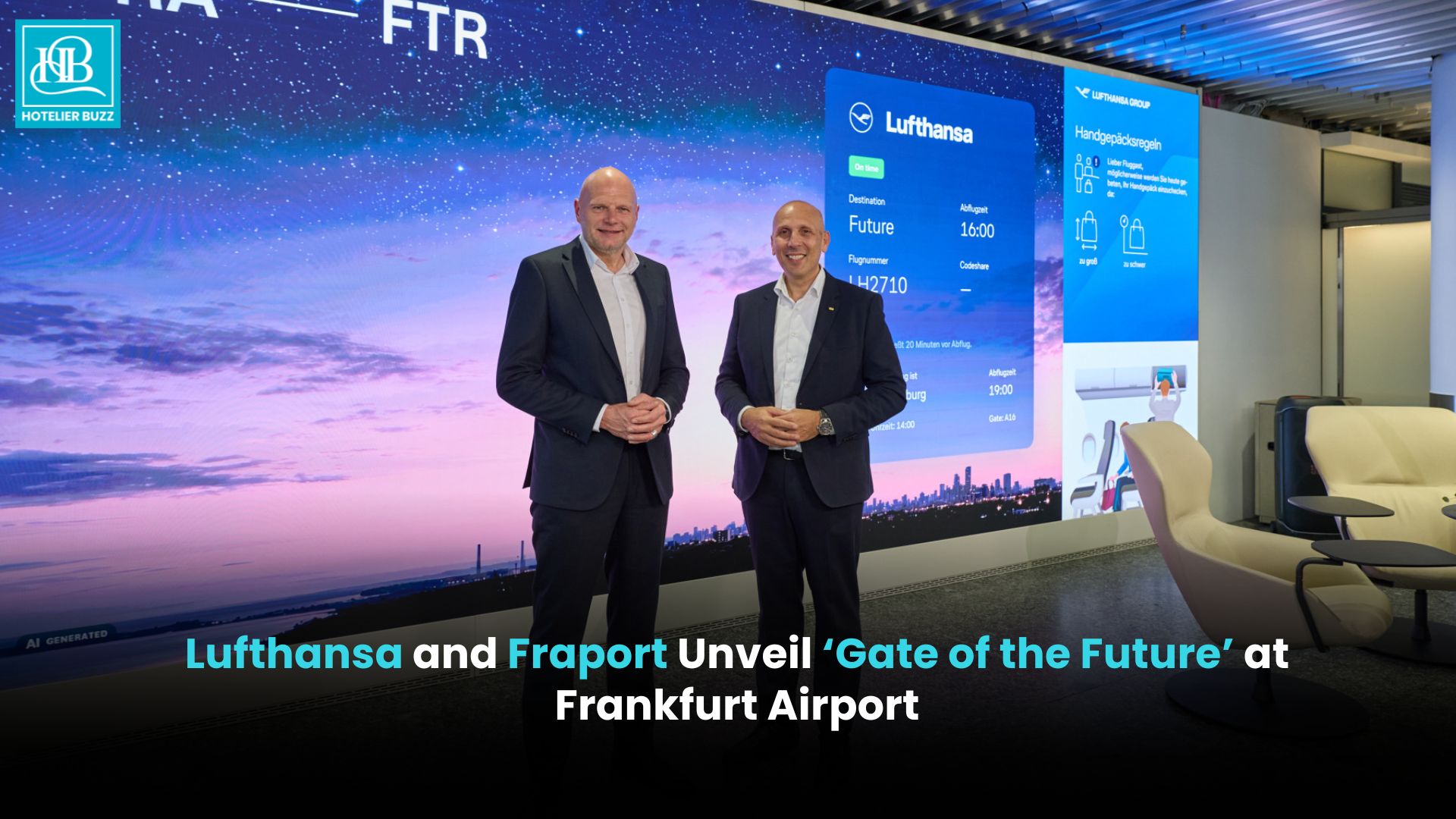 Lufthansa and Fraport Launch Gate of the Future at Frankfurt Airport
