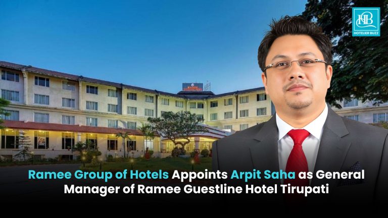 Ramee Group of Hotels Appoints Arpit Saha as General Manager of Ramee Guestline Hotel Tirupati